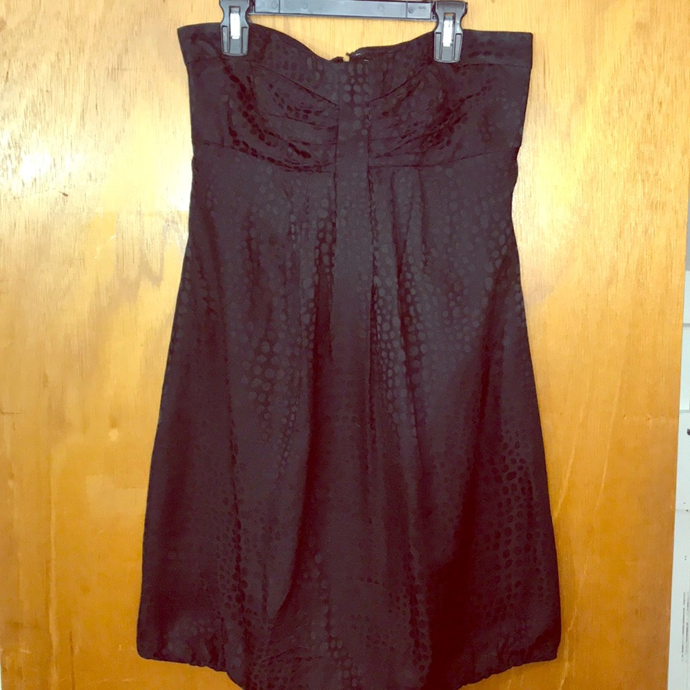 Black mini dress